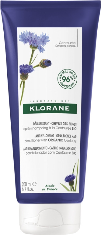 Klorane Kondicionér neutralizující žluté tóny Bio Chrpa (Conditioner) 200 ml
