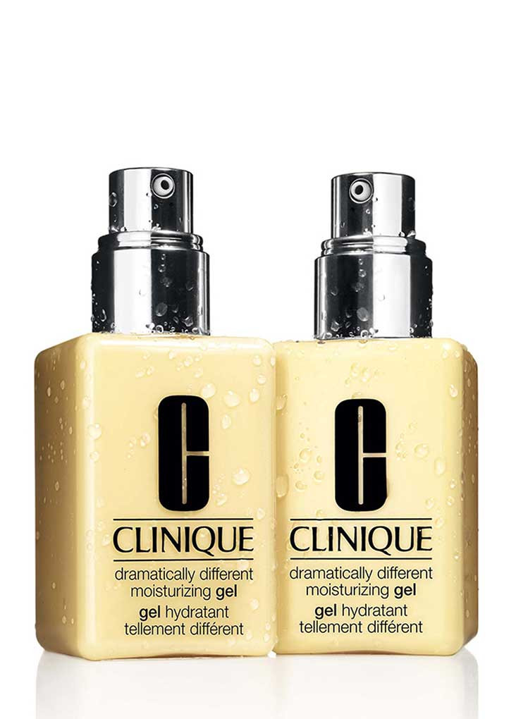 Clinique Dárková sada hydratačních pleťových gelů Dramatically Different 2 x 125 ml