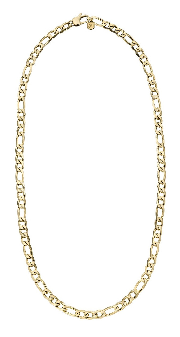 Fossil Výrazný pozlacený náhrdelník Figaro Ellis JF04777710