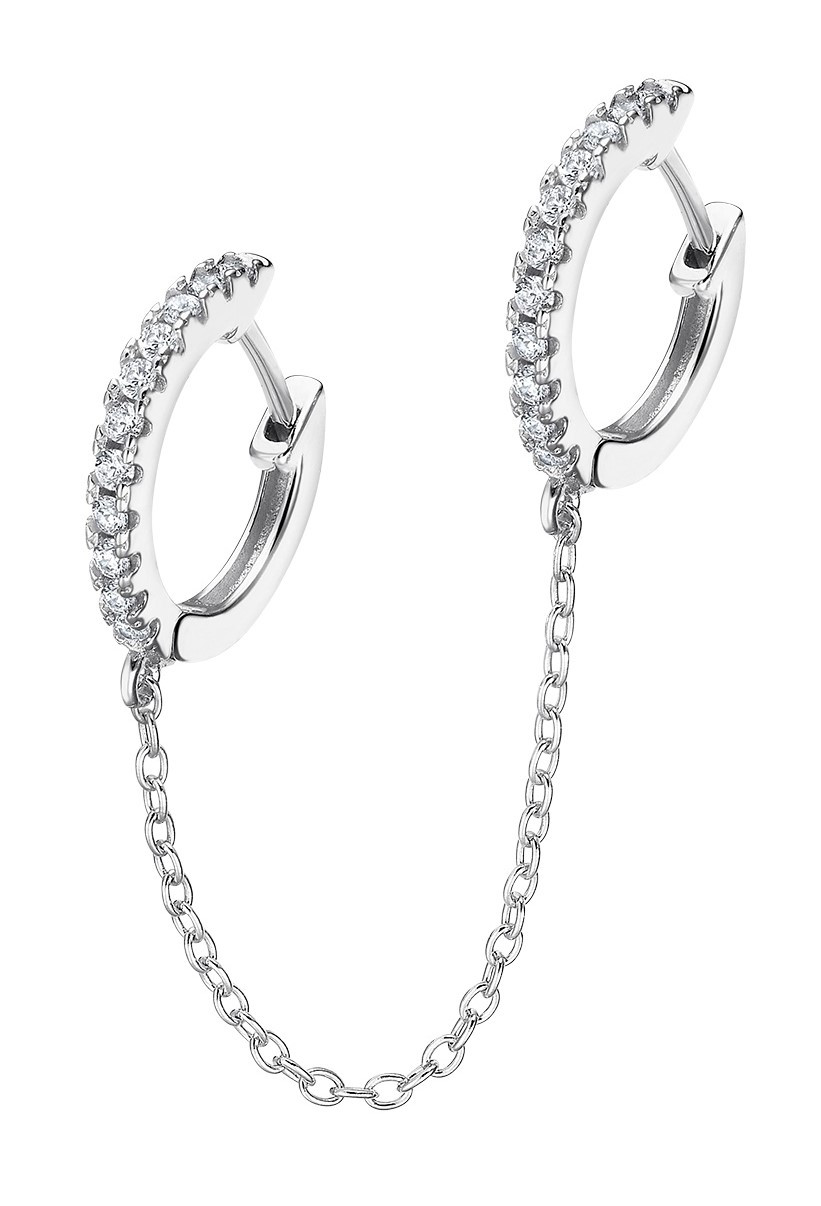 Lotus Silver Stříbrná single náušnice se zirkony Earparty LP3332-9/1