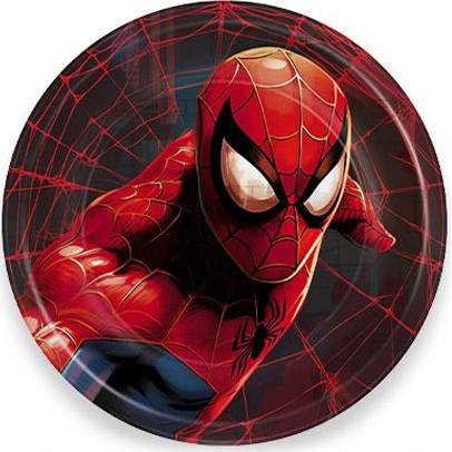 Párty papírové talíře 22cm 10ks Spiderman - Cakesicq