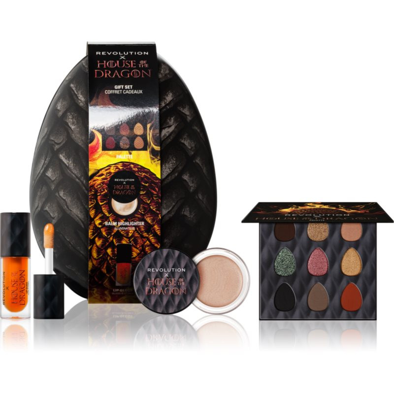 Makeup Revolution X House of Dragon Dragon Glow dárková sada na obličej 1 ks