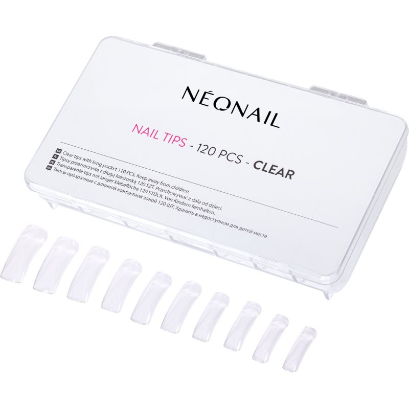 NEONAIL Nail Tips umělé nehty typ Clear 120 ks