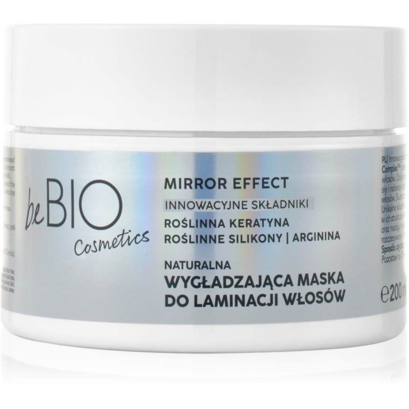 beBIO Baby Hair Complex Mirror Effect vyhlazující maska pro nepoddajné vlasy 200 ml