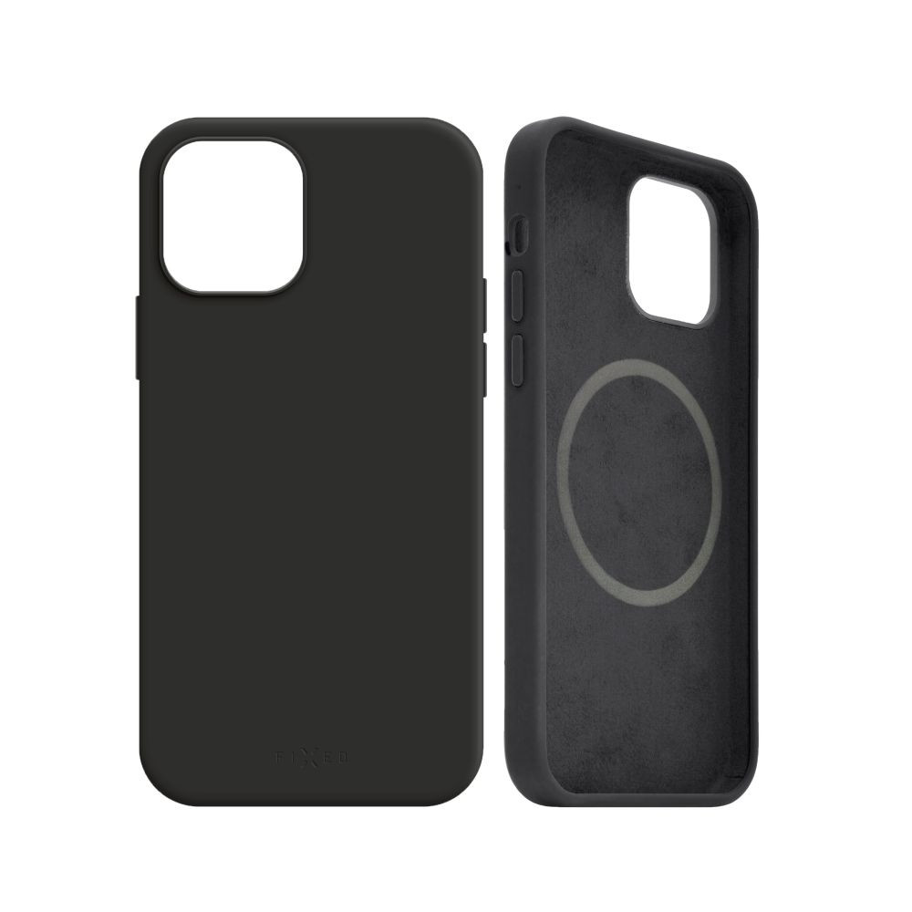 pouzdro na mobil Zadní kryt Fixed Magflow s podporou Magsafe pro Samsung Galaxy S25 Ultra, černý