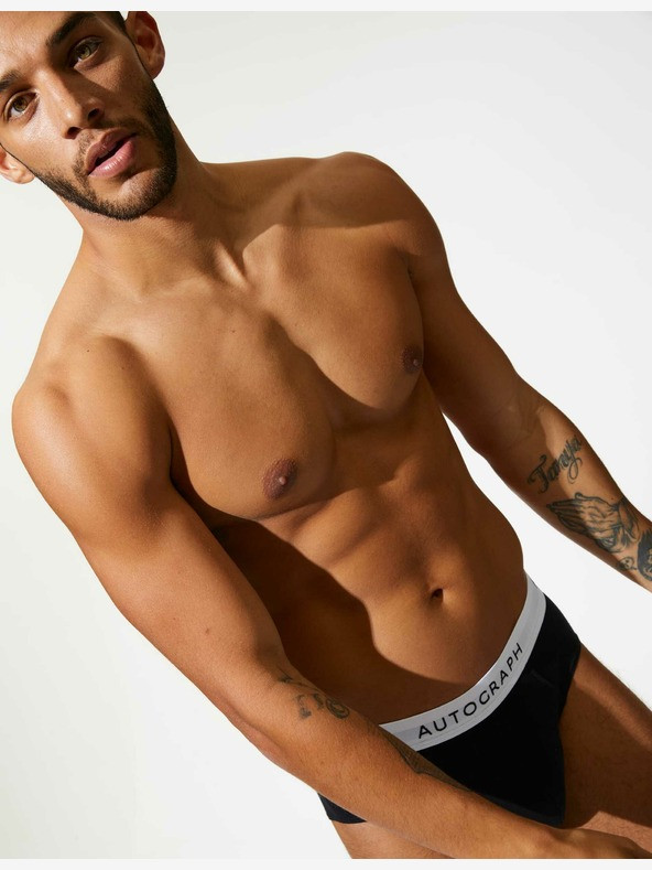 Marks & Spencer Slipy Černá