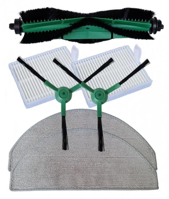 HEPA filtry, kartáče a mopy pro iRobot Roomba Combo Essential / iRobot Roomba Combo Essential 2, sada 7ks