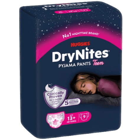 DryNites natah.kalhot.dívky 13+let/48-60kg/9ks