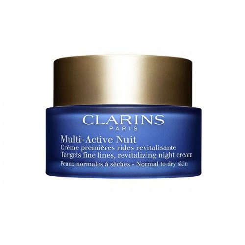 Clarins Multi Active Night Cream Comfort noční krém proti prvním vráskám na suchou pleť  50 ml
