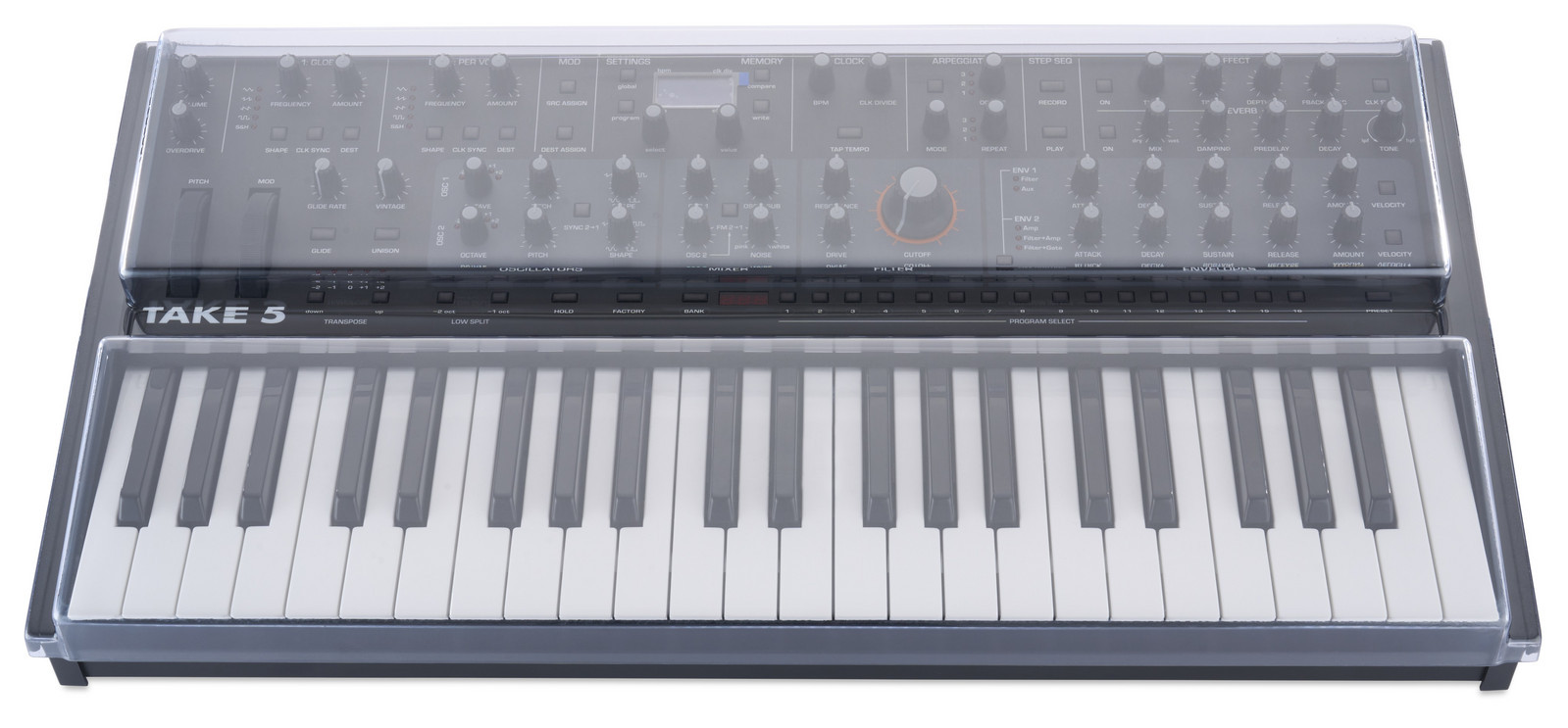 Decksaver SEQUENTIAL TAKE 5 & OBERHEIM TEO-5 COVER (SOFT-FIT)