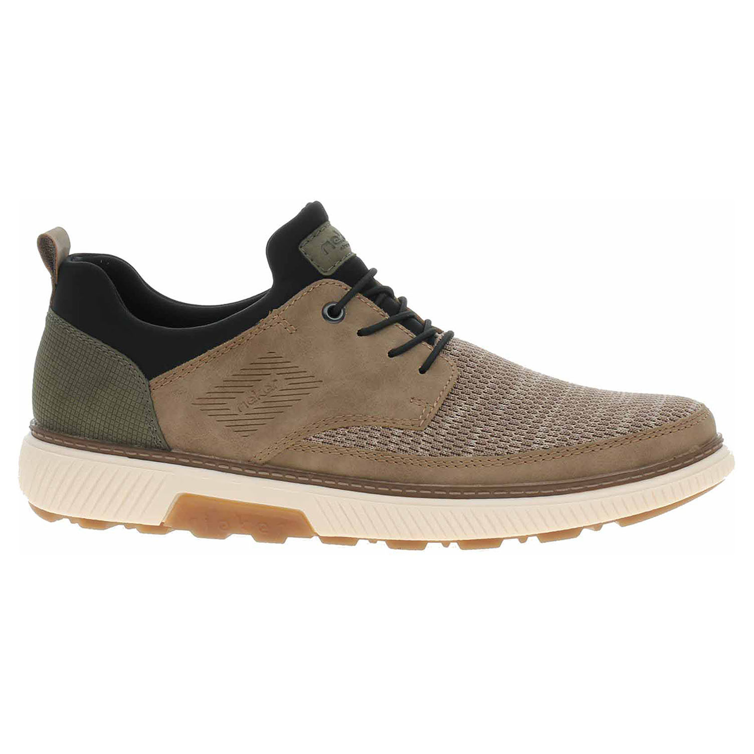 Ecco Pánské polobotky Rieker B3354-64 beige 24600933