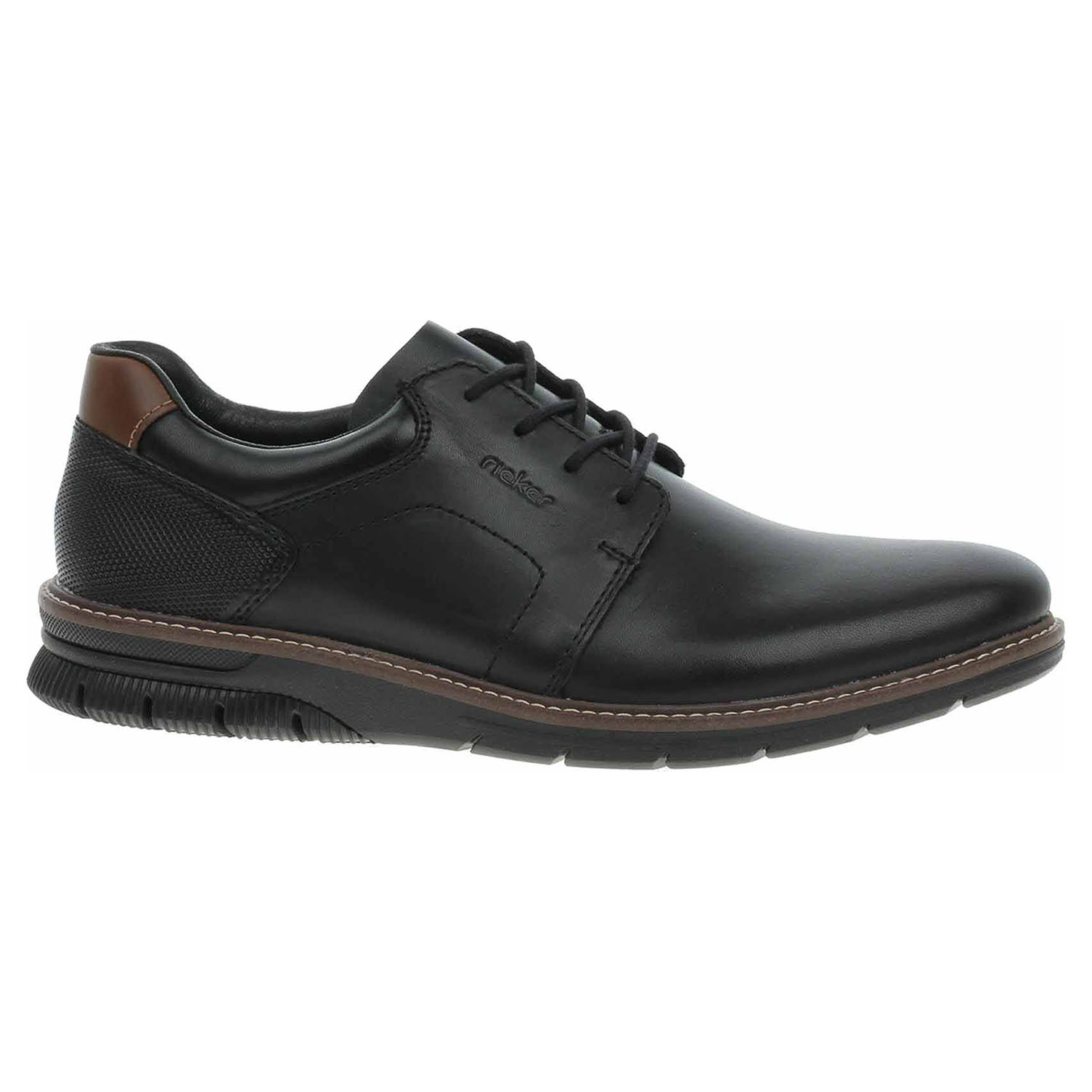 Ecco Pánské polobotky Rieker 14419-00 schwarz 24600934