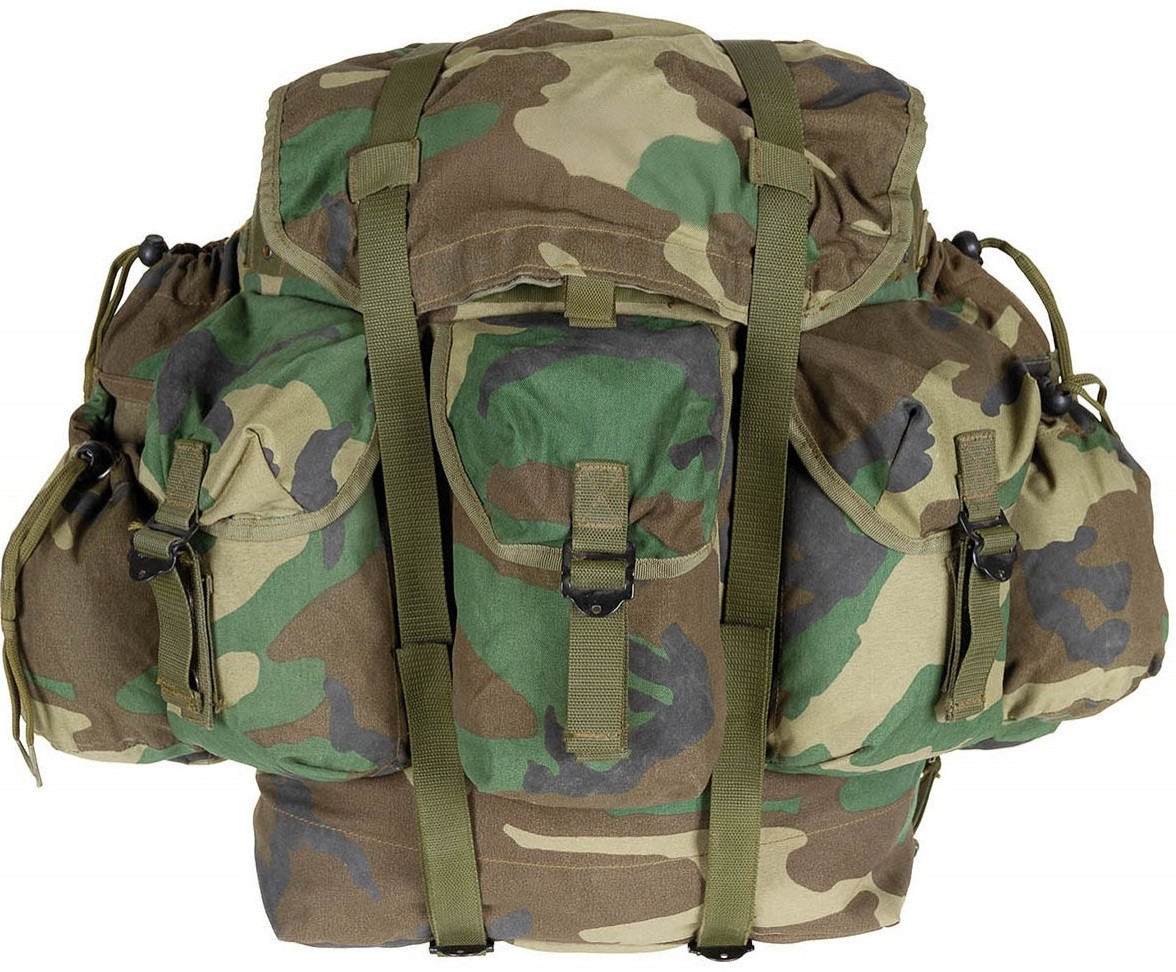 Batoh turecký ALICE s treky bez rámu ERDL Woodland Turecko originál použitý