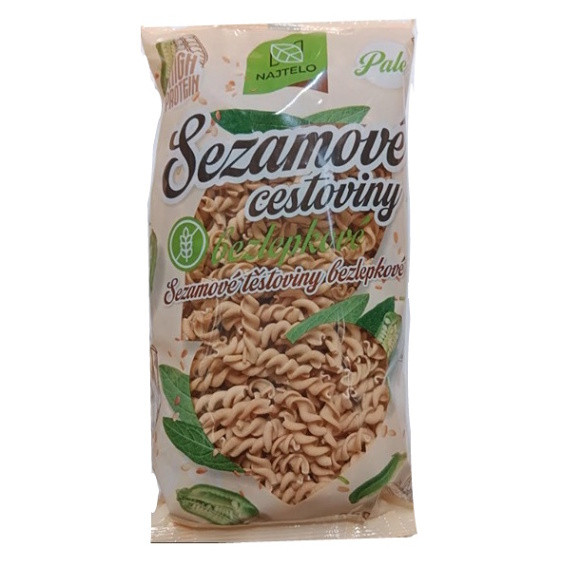 NAJTELO Sezamové těstoviny paleo vřetena 250 g