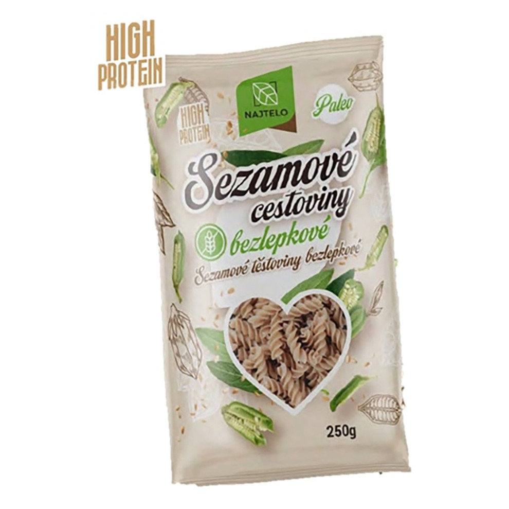 NAJTELO Sezamové těstoviny paleo tarhoně 250 g