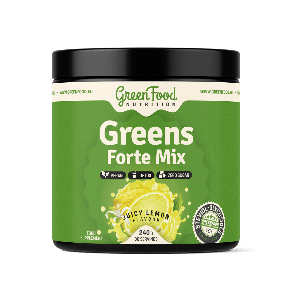 GREENFOOD NUTRITION Greens forte mix juicy lemon 240 g
