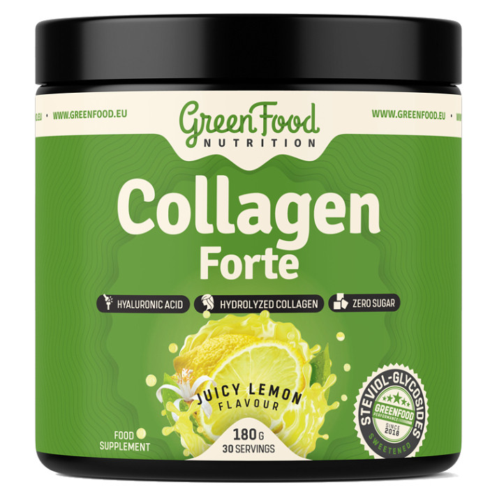 GREEN FOOD NUTRITION Collagen forte juicy lemon 180 g