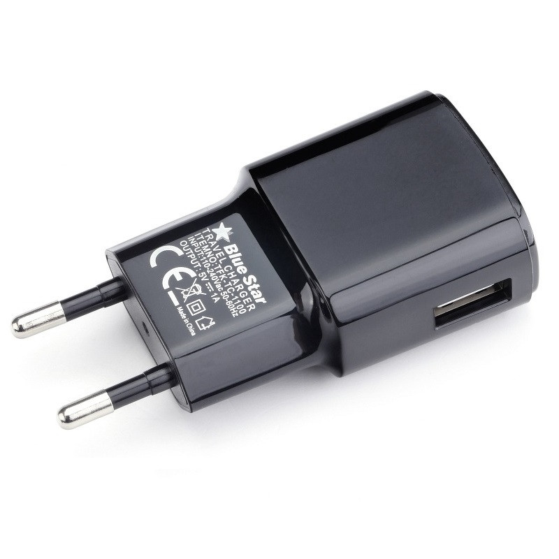 Nabíječka univerzální s USB portem 1A černá