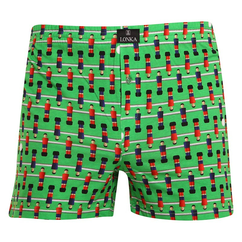 Pánské trenky Lonka vícebarevné (Karlos - fotbálek) XL, trenýrky