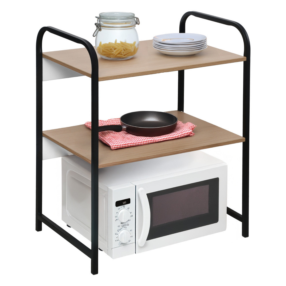 Kondela Regál, černá/hnědá, BAYAN