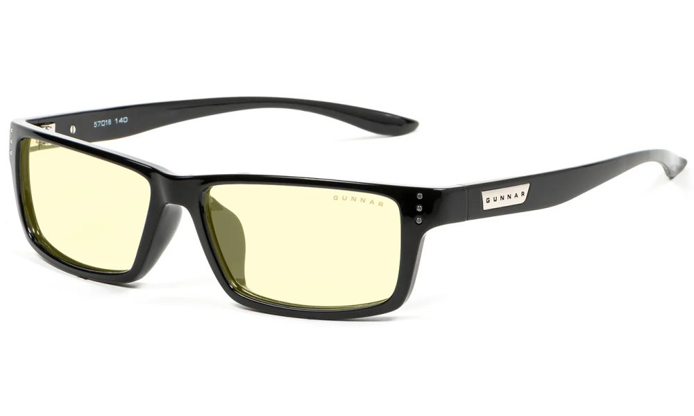 GUNNAR kancelářske/herní brýle RIOT ONYX jantarová skla BLF 65 GUNNAR focus, RIO-00101