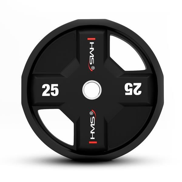 HMS Olympijský polyuretanový kotouč TPC25 25 kg