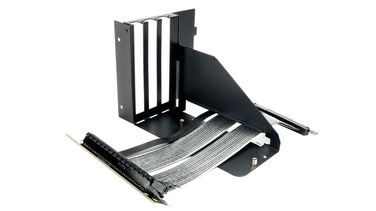 InWin PCI-E 4.0x16 Riser Cable & Bracket (Vertically Mount GPU Adapter), IW-PCIE4-25-BRACKET