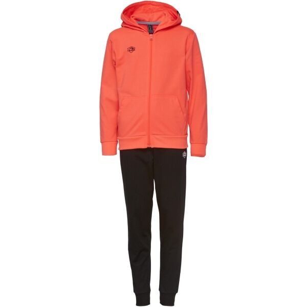 Lewro METYN Dívčí tepláková souprava, lososová, velikost