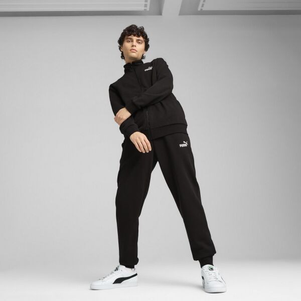 Puma ESSENTIALS SWEAT SUIT TR Pánská tepláková souprava, černá, velikost