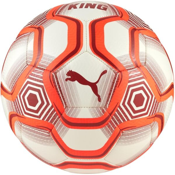 Puma KING BALL Fotbalový míč, červená, velikost