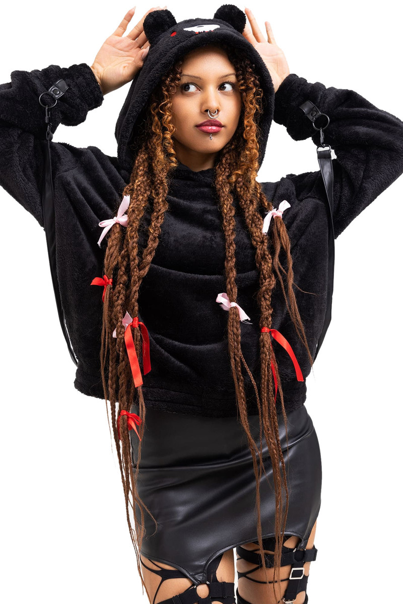 mikina s kapucí pánské Gloomy the Naughty Grizzly - I'm Gloomy - KILLSTAR - KSRA010716 XS