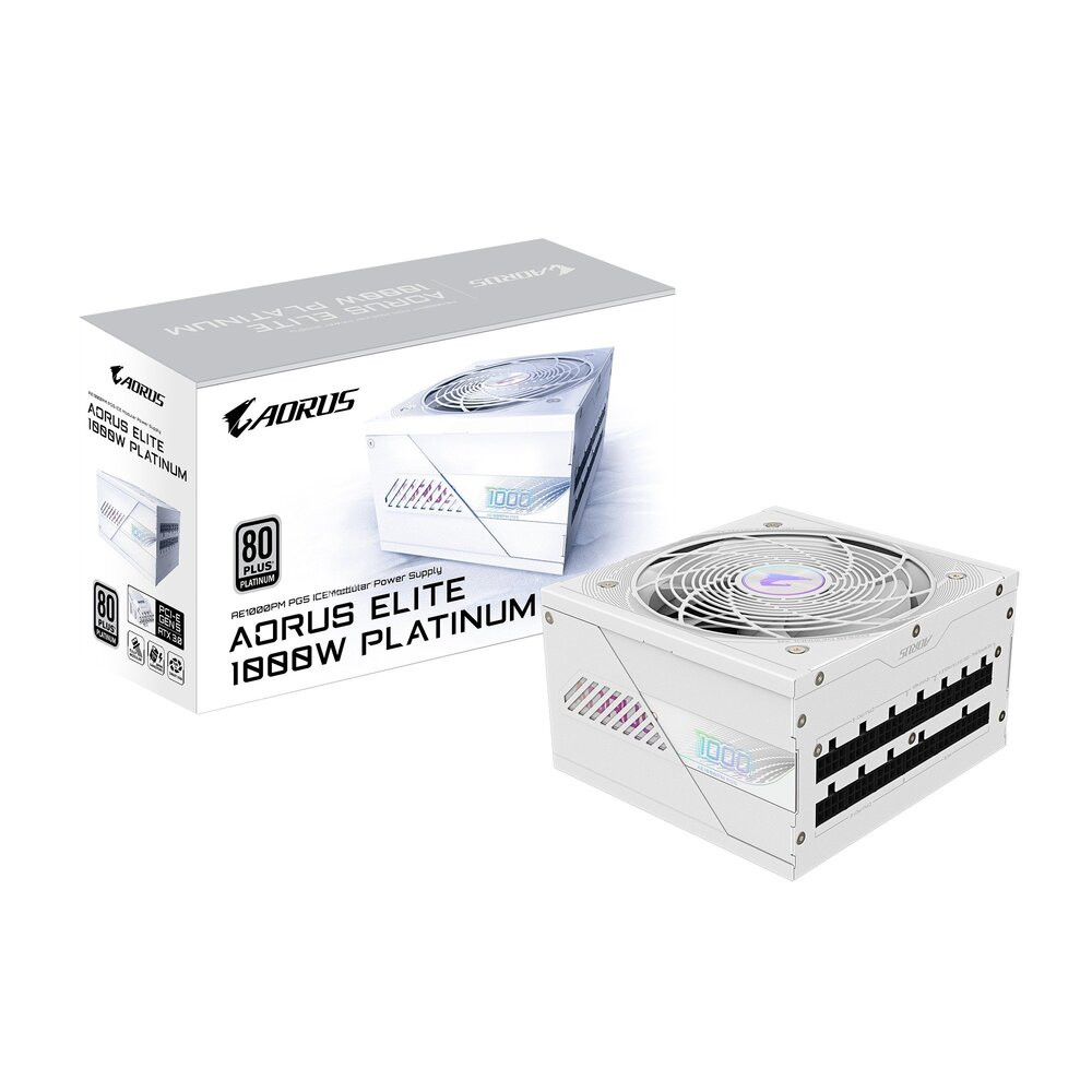 GIGABYTE AORUS ELITE P1000W 80+ Platinum PCIe 5.1 ICE, GP-AE1000PM PG5 ICE