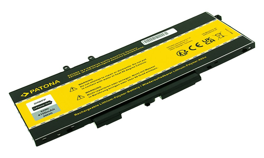 PATONA baterie pro ntb DELL LATITUDE 5400/5410/5510 4100mAh Li-Pol 15,2V 4GVMP,3HWPP, PT2903