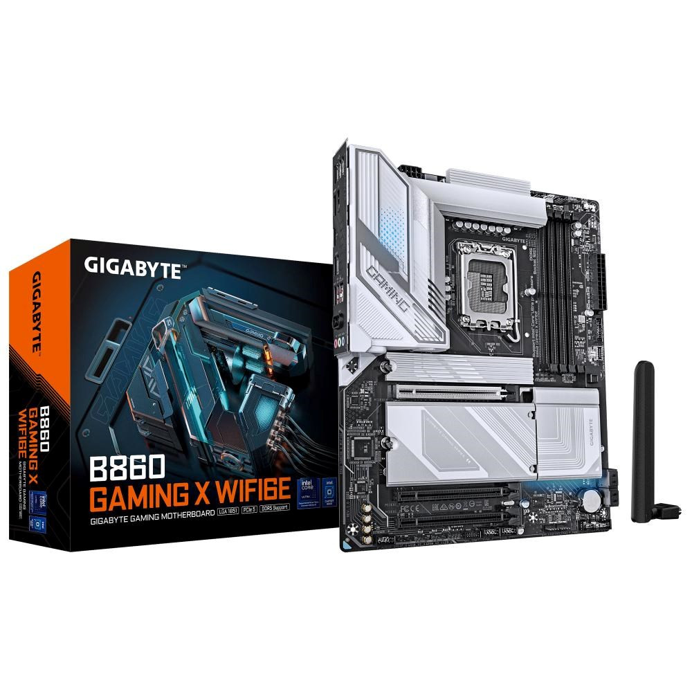 GIGABYTE MB Sc LGA1851 B860 GAMING X WIFI6E, Intel B860, 4xDDR5, 1xThunderbolt, 1xDP, 1xHDMI, WiFi, ATX, B860 GAMING X WIFI6E