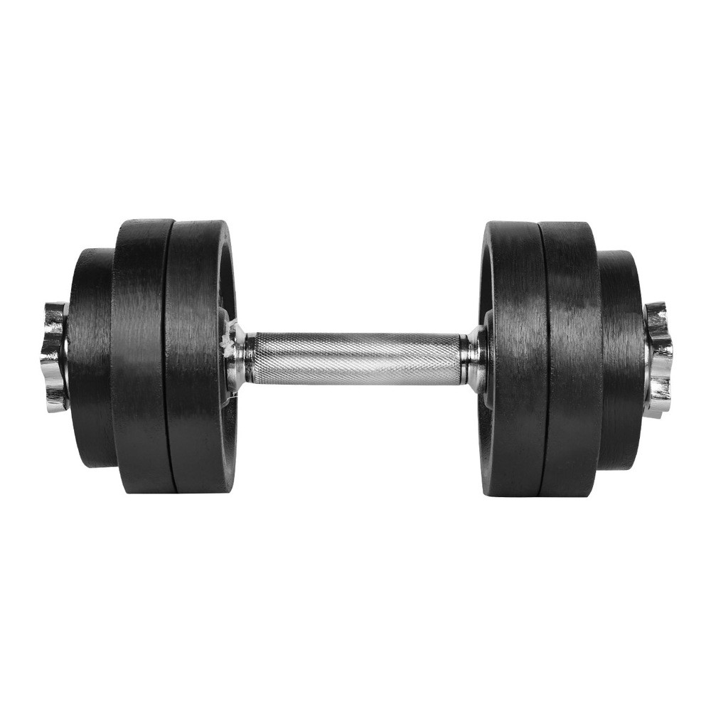 Činka nakládací LIFEFITAngular jednoruční 15 kg, 30mm tyč/6x kotouč