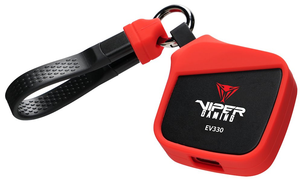 PATRIOT EV330 M.2 PCIe SSD Enclosure / Rámeček pro NVMe SSD 2230 / USB-C Gen 3.2 / plastové tělo + silikonový rám, EV330U31CK