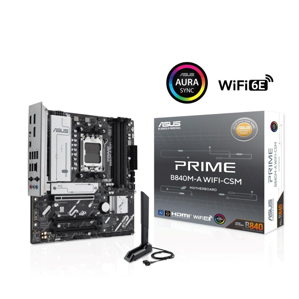 ASUS PRIME B840M-A WIFI, 90MB1J20-M0EAY0