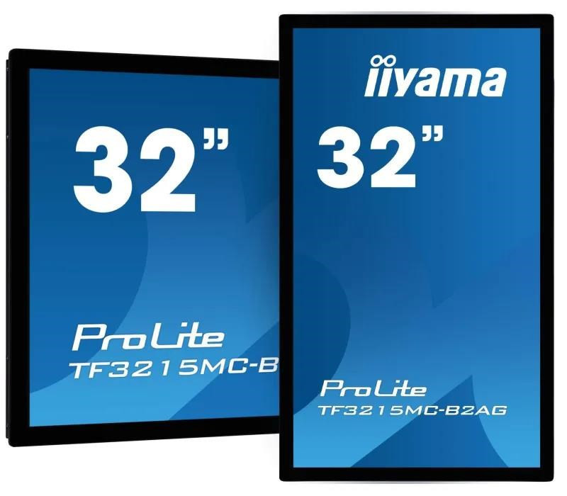Iiyama ProLite TF3215MC-B2AG, 24/7, 80cm (31,5''), Projected Capacitive, Full HD, kit (USB), black, TF3215MC-B2AG