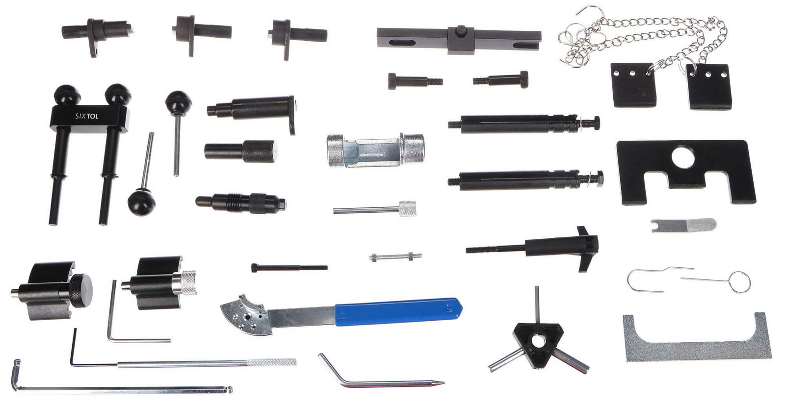 Přípravek pro časování naftových/benzínový motorů MECHANIC ENGINE TIMING 34, VAG TDI, 34ks SIXTOL