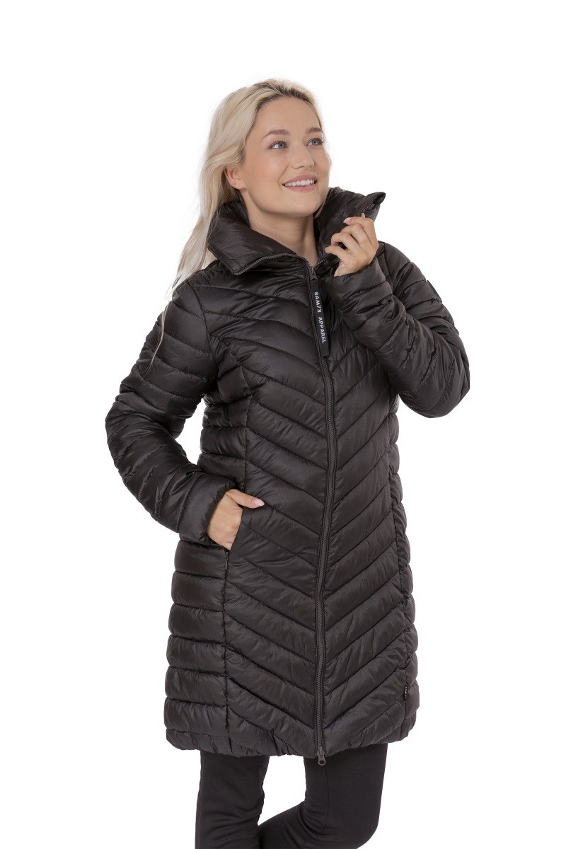 Dámský kabát astrid sam 73 šedá s