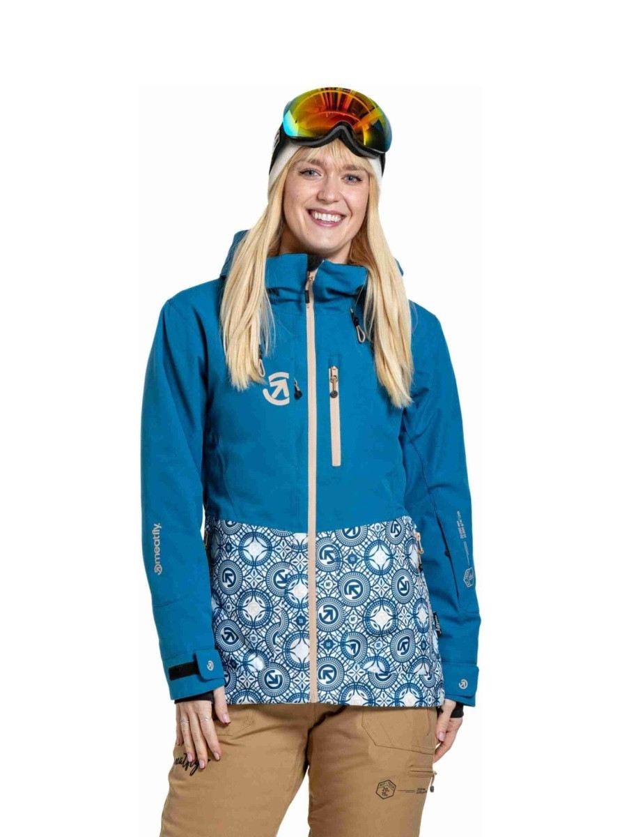Dámská snb & ski bunda meatfly gaia modrá s