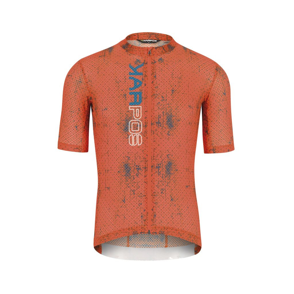 KARPOS Val Viola Jersey, Tangerine Tango/Moroccan Blue velikost: L
