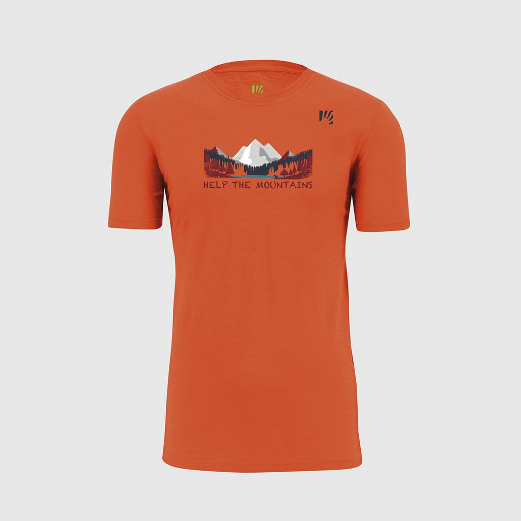 KARPOS Ambretta T-Shirt, Scarlet Ibis velikost: L