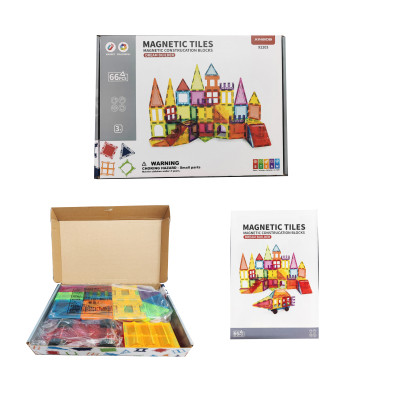 Magnetická stavebnice 66ks