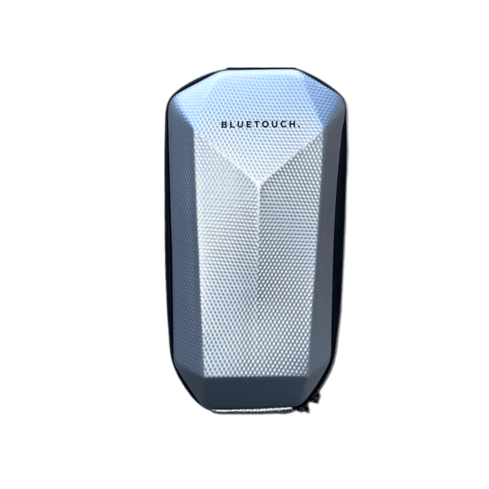 Voděodolný batoh BlueTouch na riadítka pro elektrokoloběžky; šedý, objem 4 l