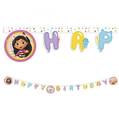 Banner papírový Gábinin kouzelný domeček 2 m