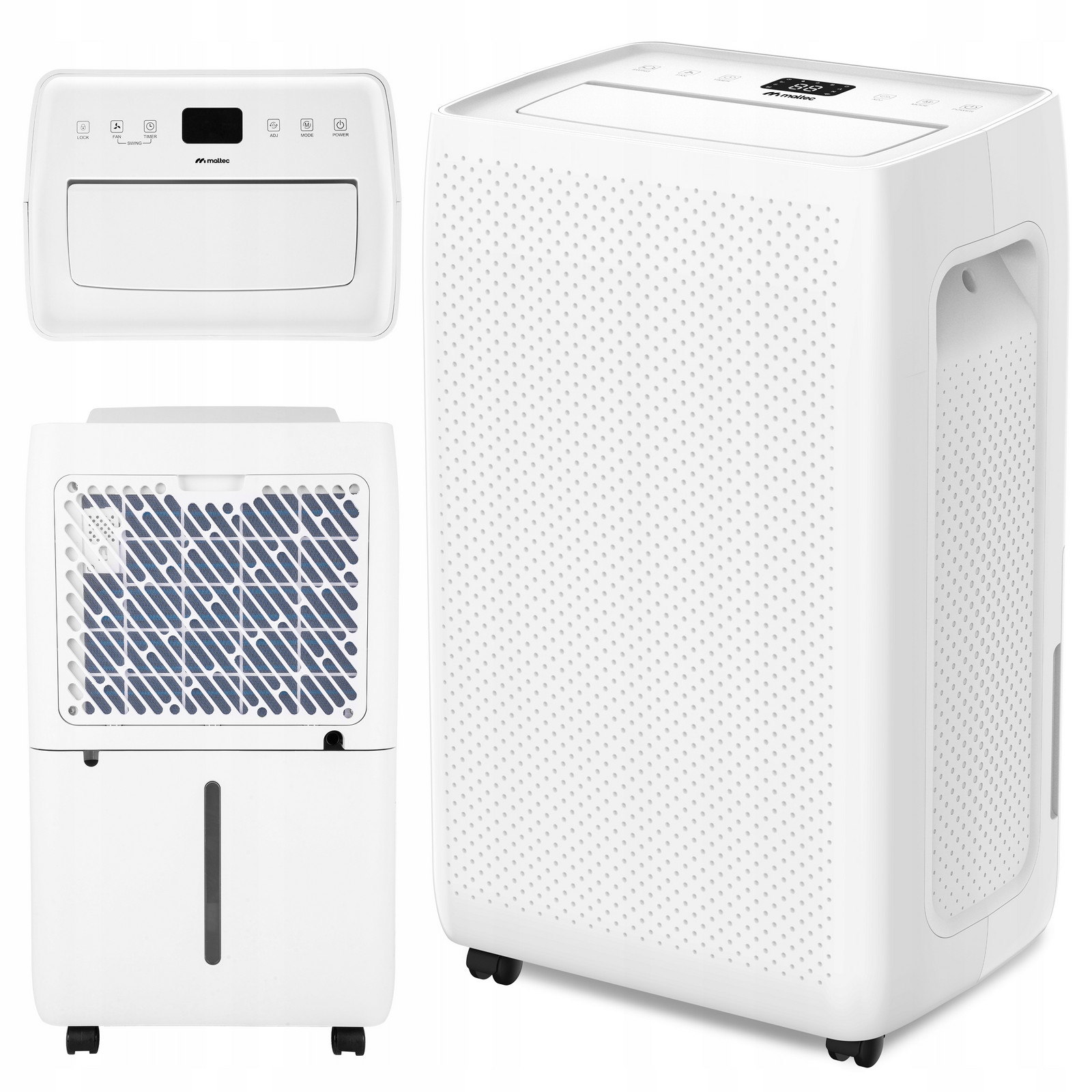 Odvlhčovač Vzduchu Pohlcovač Vlhkosti Tichý Výkonný WiFi Časovač 20L/24H