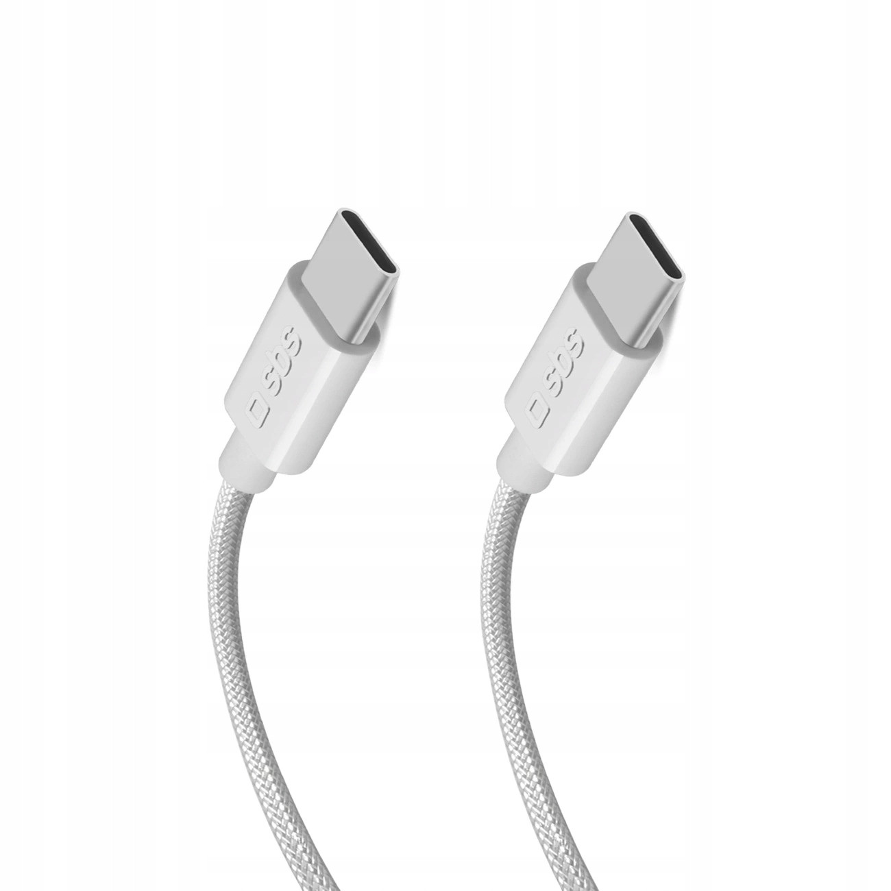 TECABLETISSUETCC2G Sbs kabel 2 x Usb-c 2m 60W s napájením šedý