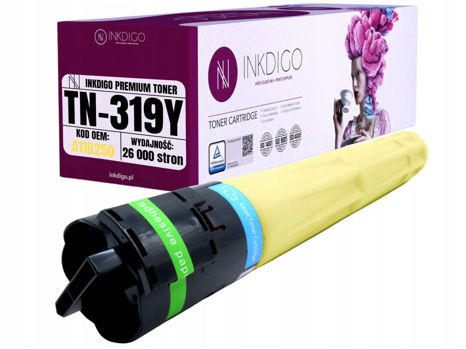 TN319Y Toner Náhrada Pro Tiskárny Konica Minolta Bizhub C360