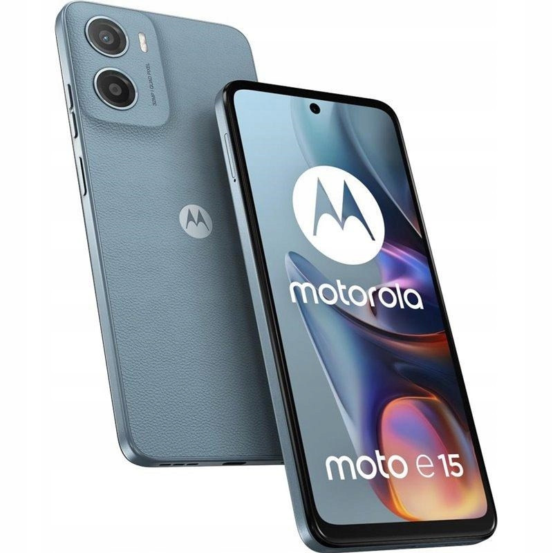 Chytrý telefon Motorola Moto E15 2/64GB Misty Blue
